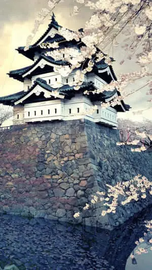 Hirosaki Castle Japanese iPhone