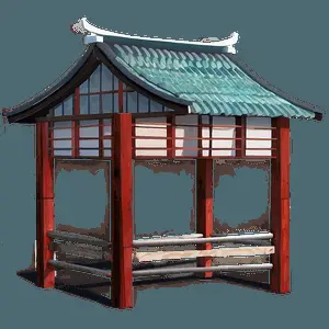 Japanese Traditional House PNG 04292024