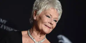  Caption: Judi Dench Elegantly Wearing a Stunning Necklace 