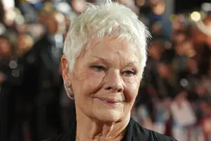 Dame Judi Dench Sporting Her Signature Short Haircut