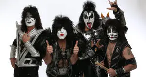 Kiss Band Members Posing