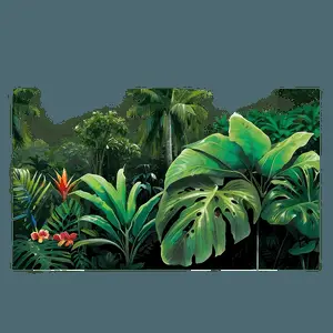Lush Tropical Rainforest Picture PNG wij47