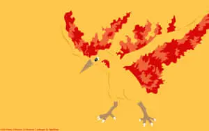 Magnificent Moltres - Lord of Fire in Flight