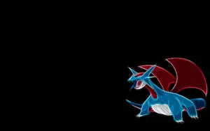 Majestic Salamence Soaring Through Clear Skies