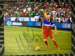 Michael Bradley Incredible Signed Poster