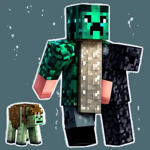 Minecraft Character Collection PNG hge7