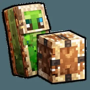 Minecraft Hero's Journey Book PNG 06272024