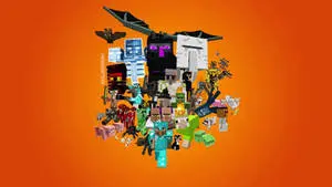 Minecraft Herobrine And Mobs Fanart