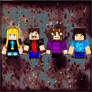 Minecraft Heroes PNG 27