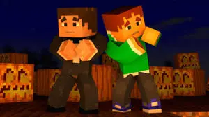 Minecraft PC Scared Characters 