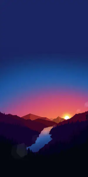 Sunrise Minimalist Nature