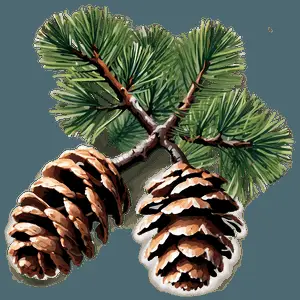 Natural Pinecone Image PNG 19