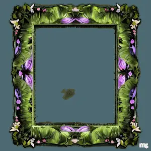 Nature Decorative Frame PNG 14