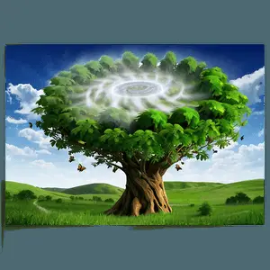 Nature Vortex Scene PNG 25