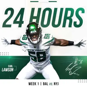 New York Jets' Carl Lawson