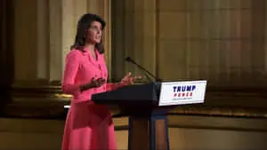 Nikki Haley Giving A Speech