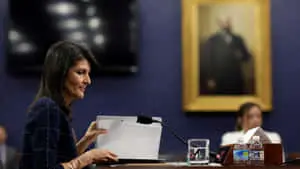 Nikki Haley Side View