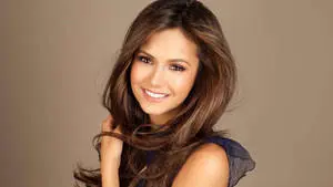 Nina Dobrev In Beige