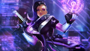 Overwatch Sombra 1920 x 1082 wallpaper
