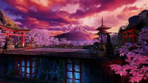 Palpable Shinto Shrine Scenery