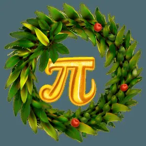 Pi in Nature Design PNG 96