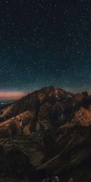 Pixel 3 Nature Background Blue Starry Sky
