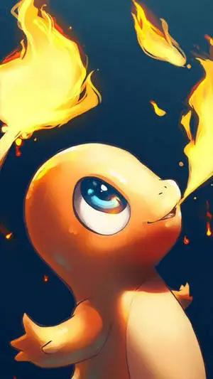 Pokémon HD Charmander Breathing Fire 