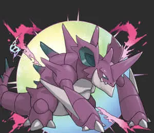 Powerful Nidoking in the Wilderness
