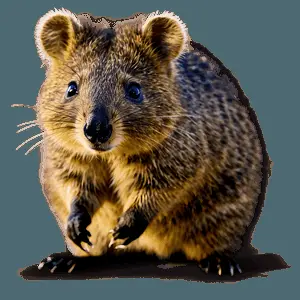 Quokka in Nature PNG 94