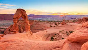 Red Grounds At The Arches National Park