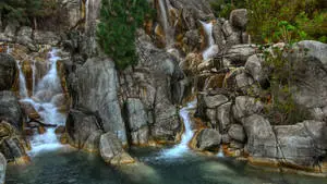 Rocky Layered HD Waterfall River