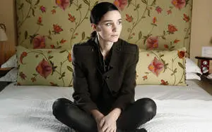 Rooney Mara Sitting On Bed