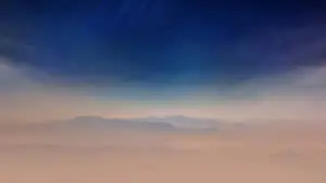 Samsung Dex With Foggy Mountains