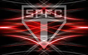 Sao Paulo FC Logo With Abstract Lines