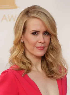 Sarah Paulson In Red