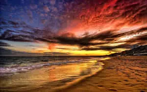 "Explore the beauty of nature with a scenic desktop wallpaper"
