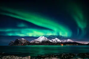 Starry Sky Northern Lights