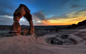 Sunrise At The Arches National Park