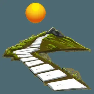 Sunrise Hiking Path PNG 06202024