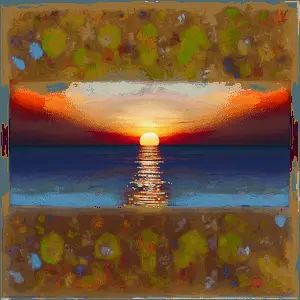 Sunrise Light Horizon PNG efs66
