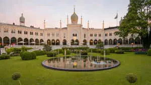The Elegant Nimb Hotel In The Daytime, Near Tivoli Gardens
