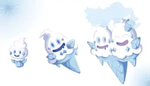 Vanillish Vanillite And Vanilluxe White Backdrop
