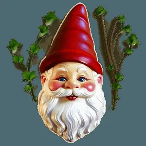 Vintage Garden Gnome PNG 06132024