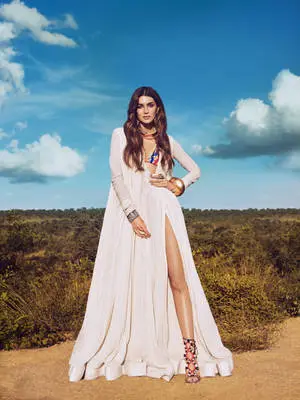 White Kriti Sanon HD Dress